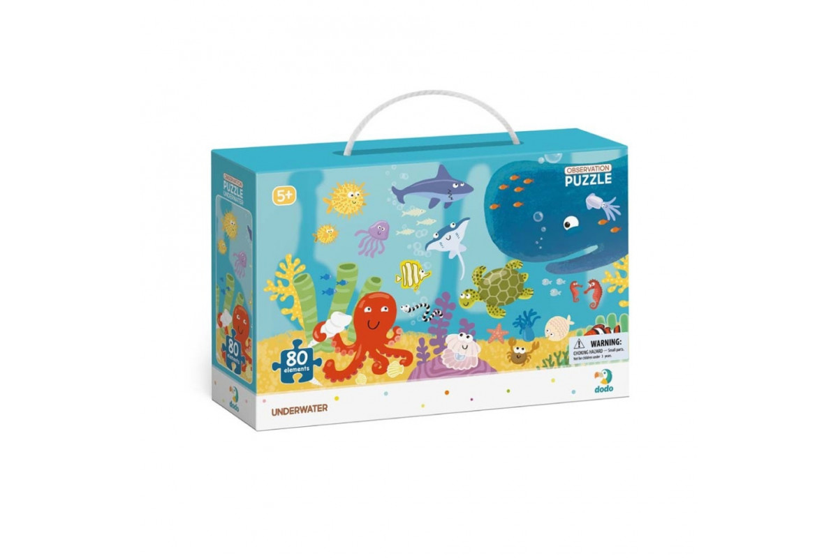 Детский пазл Дно Океана DoDo 300134,  80 элементов
