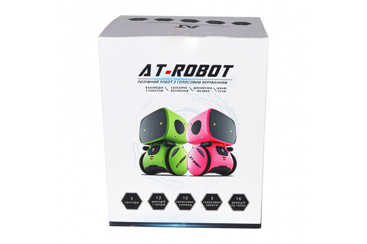 Детская игрушка "Интерактивный робот" AT001-05-UKR синий, с голосовым управлением