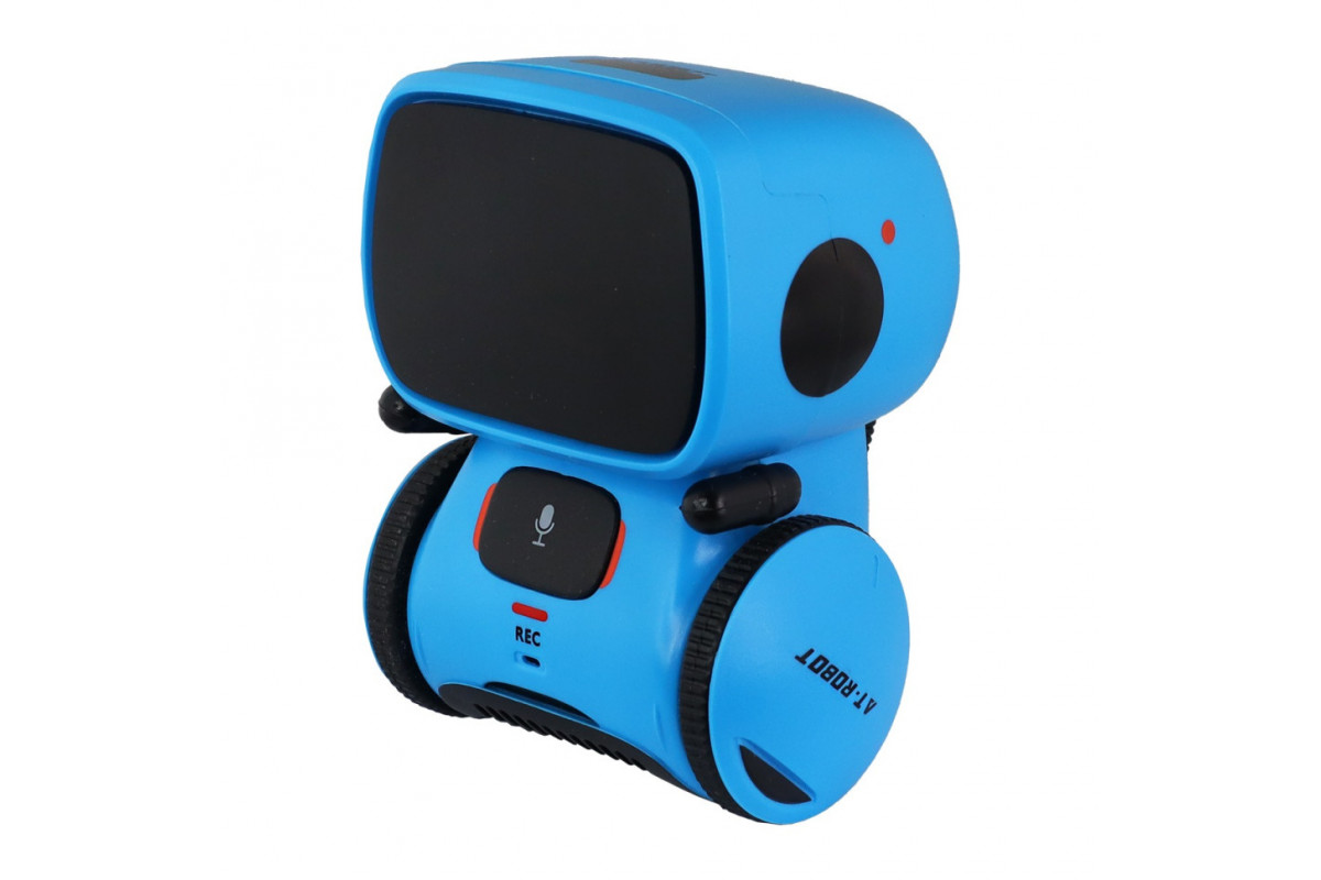 Детская игрушка "Интерактивный робот" AT001-05-UKR синий, с голосовым управлением