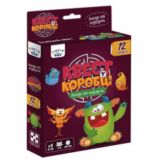 Настільна гра "Квест у коробці Монстри" VT5902-02 інструкція 12 карток з завданнями