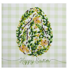 Набор для вышивки бисером "Пасхальный первоцвет" AM-242 на натуральном холсте