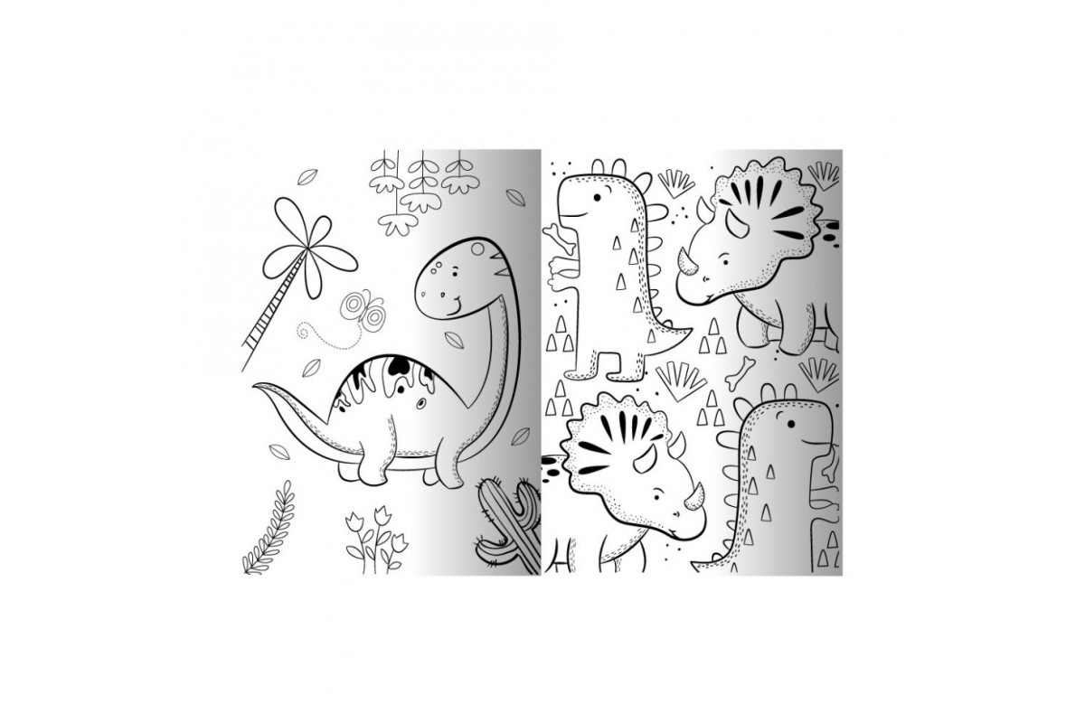 Развивающая раскраска "Динозавр" РМ-73-01, 32 страницы