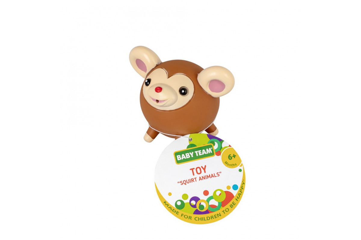 Дитяча іграшка для купання "Бризкаючі тваринки Мавпеня" 8750_коричнева мавпочка