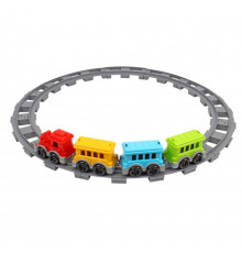 Детский игрушечный набор железная дорога 0914TXK 16 деталей