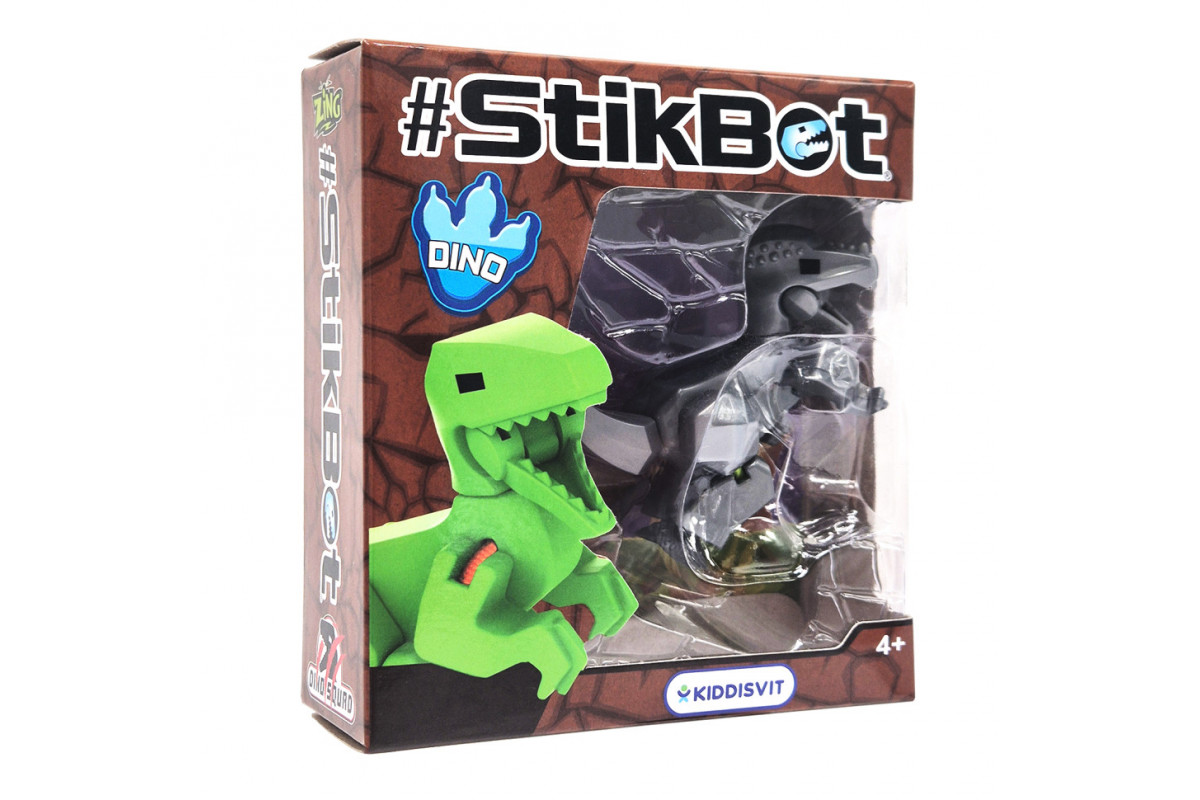 Фигурка для анимационного творчества Пахицефалозавр Stikbot TST622DN_UAKD-1(Grey)