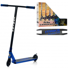 Самокат трюковый iTrike SR 2-068-6-BBL двухколесный