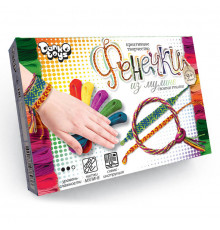 Набір креативної творчості "Фенечки" Danko Toys FIM-01-01-08 з муліне Вид 1