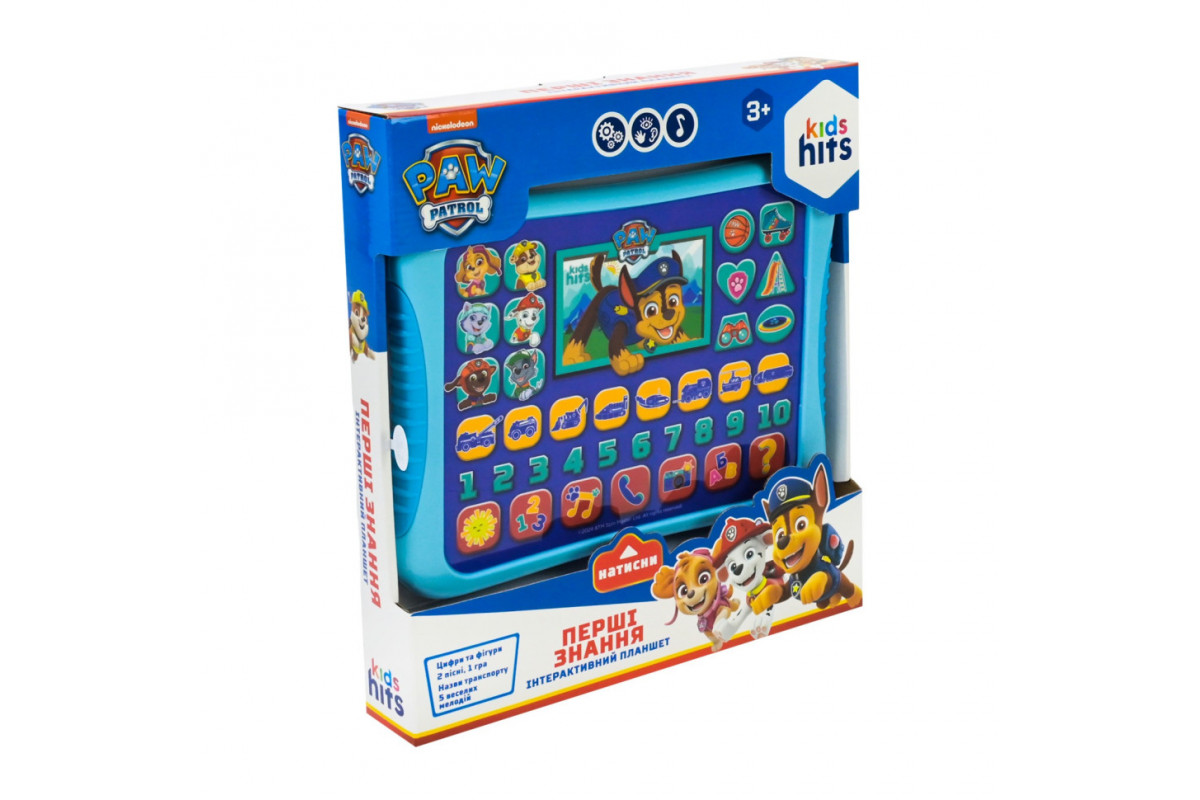 Детский развивающий планшет "Первые знания Paw Patrol" KH01/013L