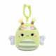 Мягкая игрушка на клипсе Пчелка Сибил Squishmallows SQCP00460, 9 см