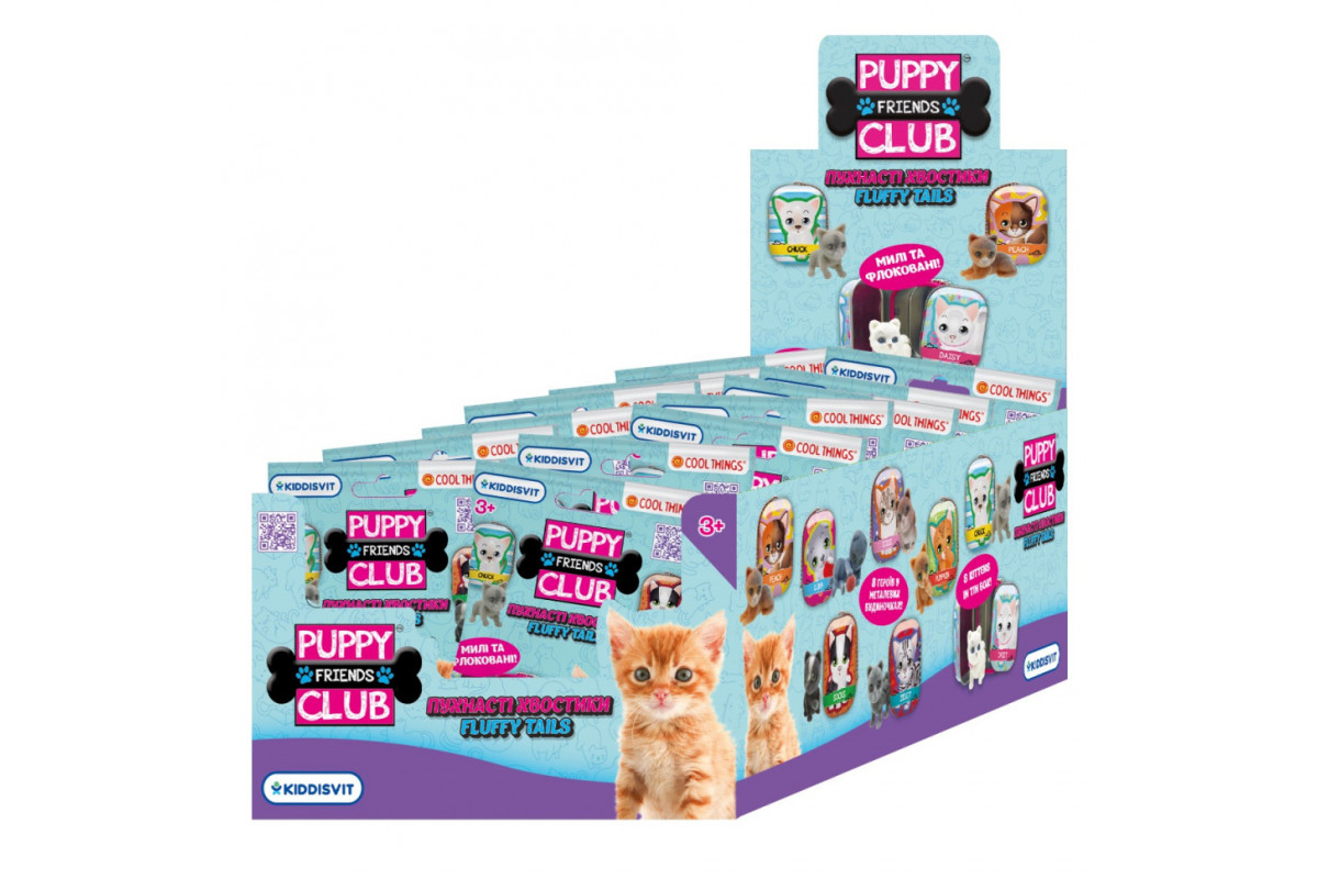 Фигурка-сюрприз "Пушистые хвостики" PC061 серии "Puppy Club" в ассортименте