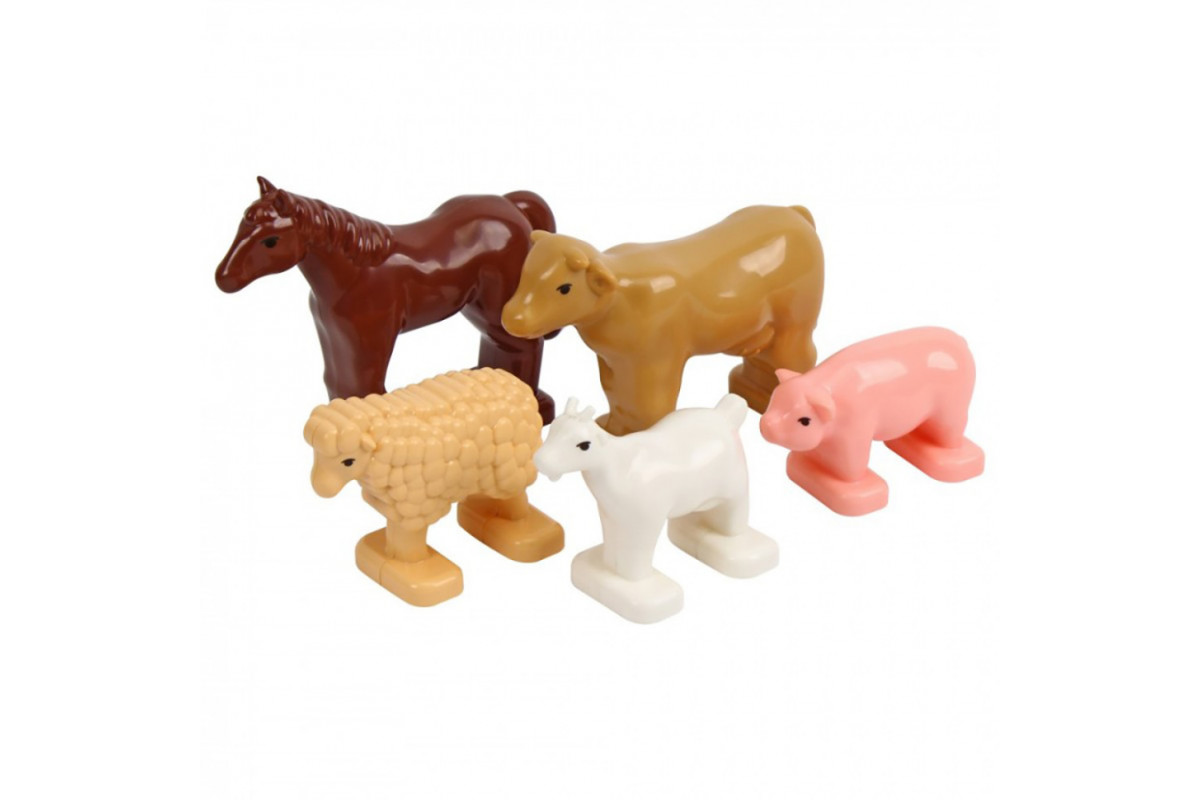 Детский игровой набор "Фигурки животных" 1102 домашние и дикие животные