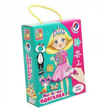 Детская игра "Магнитная одевашка "Family look" VT3702-21, 40 элементов одежды