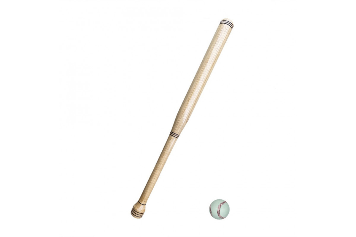 Біта дерев'яна для бейсболу Legioners Baseball NE-BB-70, 70 см