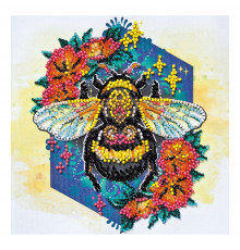 Набор-мини для вышивки бисером "Сладко" AM-225 15х15 см