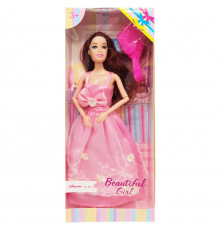 Детская Кукла "Beautiful Girl" D200-216(Pink) в нарядном платье