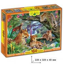 Пазлы "Леопарды" 82944 ЕГ-03 160 элементов