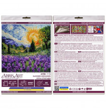 Набор-миди для вышивания бисером "Летние воспоминания" AMB-115 на натуральном холсте