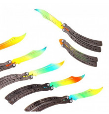 Сувенірний дерев'яний ніж "BALISONG - ULTRA" 312307, 5 шт