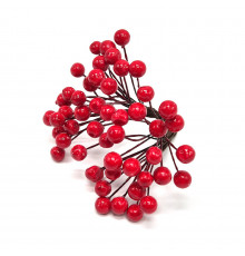 Декоративна Калина лакова для творчості Bambi KL-25, 8 мм, 25 гілочок.