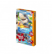 Мягкие пазлы "Акула" S20-09-08, 20 элементов