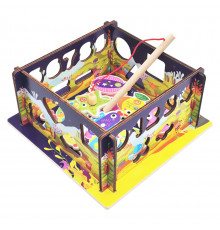 Деревянный сортер-рыбалка "Океан" C 61739 стены-конструктор, математический и фигурный