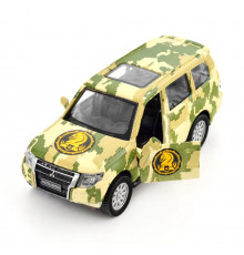 Автомодель серии "Шевроны Героев" Mitsubishi Pajero 4WD Tubro" 47 ОМБр" TechnoDrive 250361M