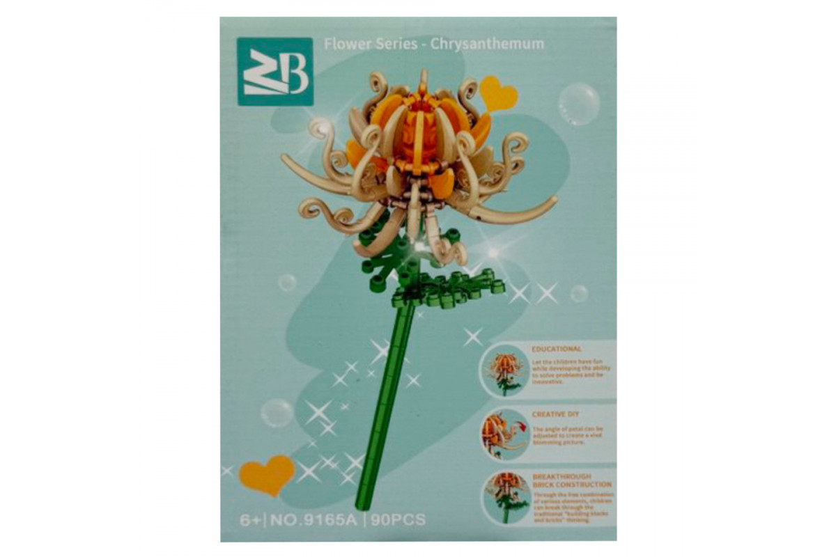 Конструктор детский "Chrysanthemum" 9119A-9165A 90 деталей