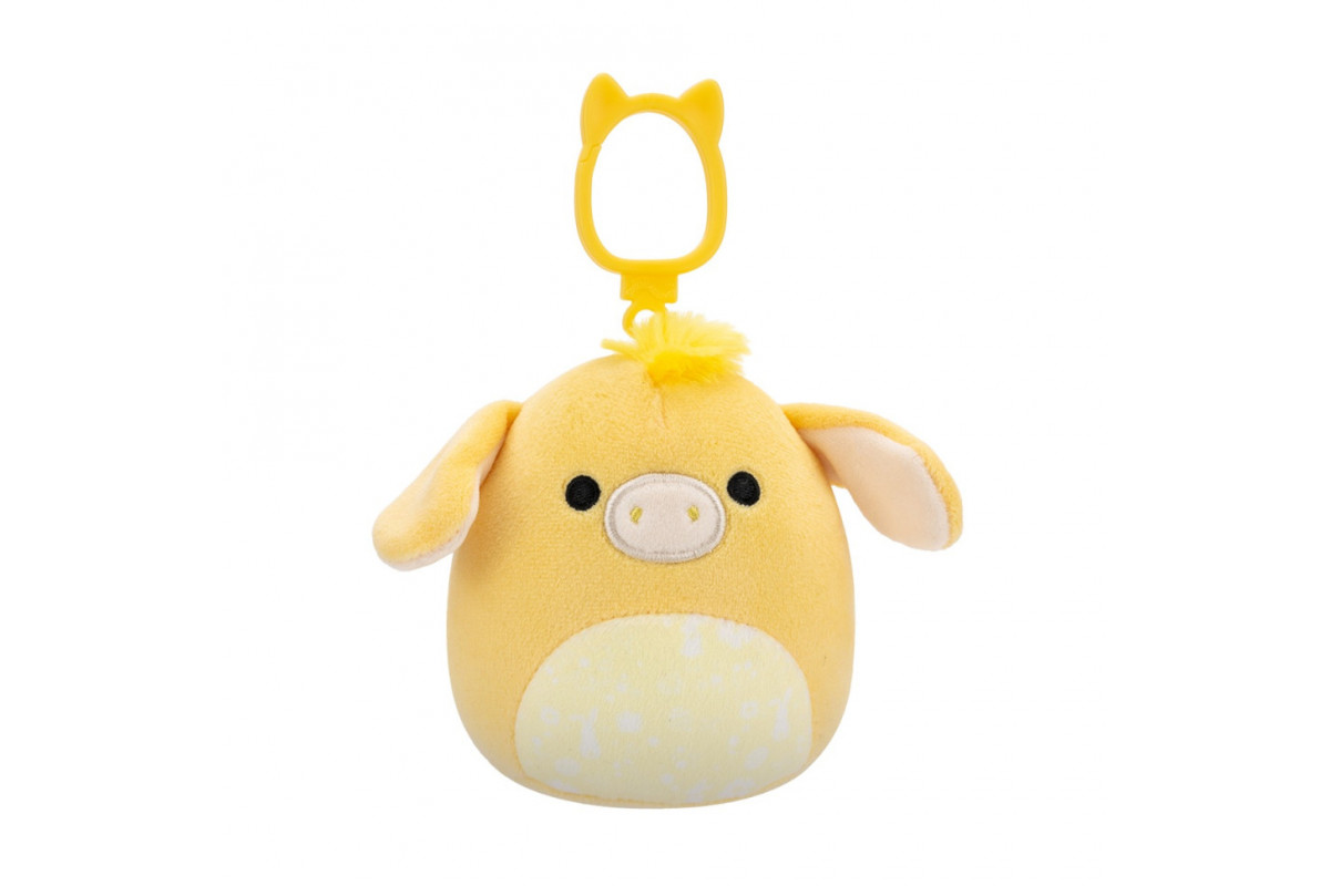 Мягкая игрушка на клипсе Ослик Гэвин Squishmallows SQCP00461, 9 см