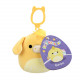 Мягкая игрушка на клипсе Ослик Гэвин Squishmallows SQCP00461, 9 см