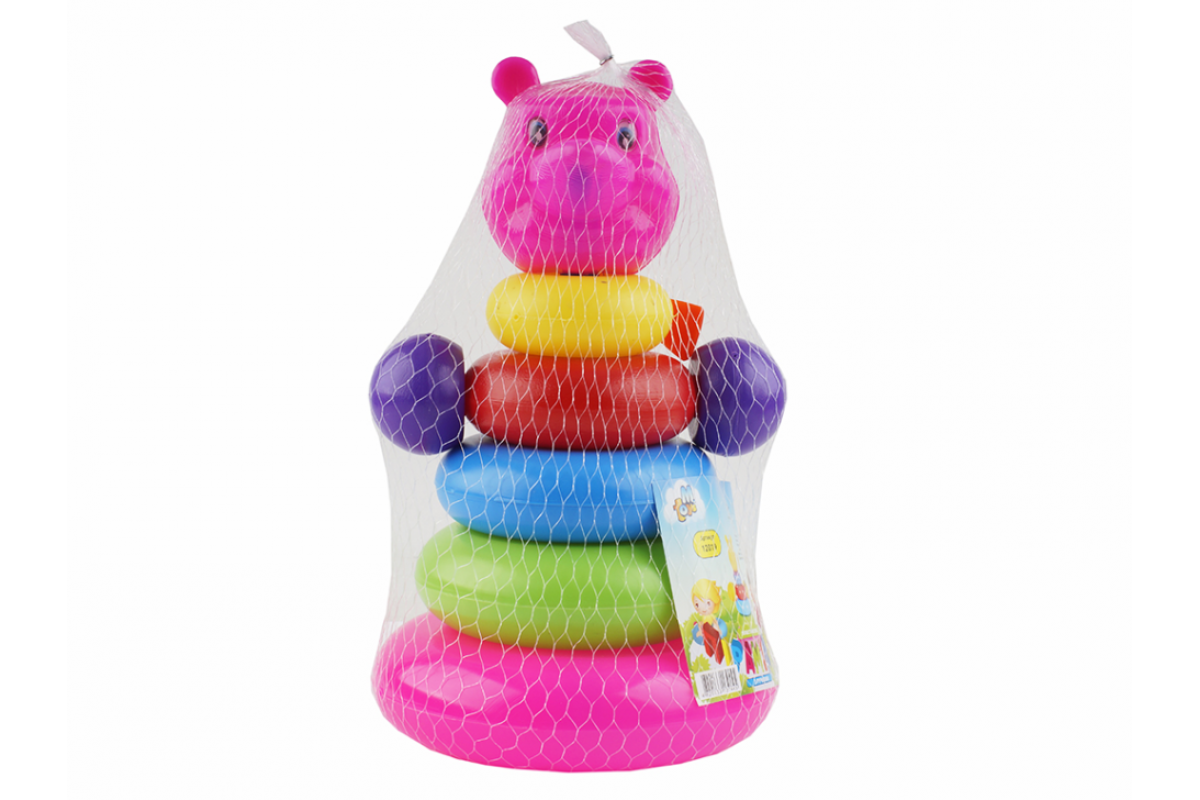 Развивающая пирамидка сортер "Медведь" 12019 пластиковая