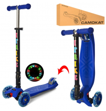 Самокат детский MAXI iTrike JR 3-003-1-DBL складной