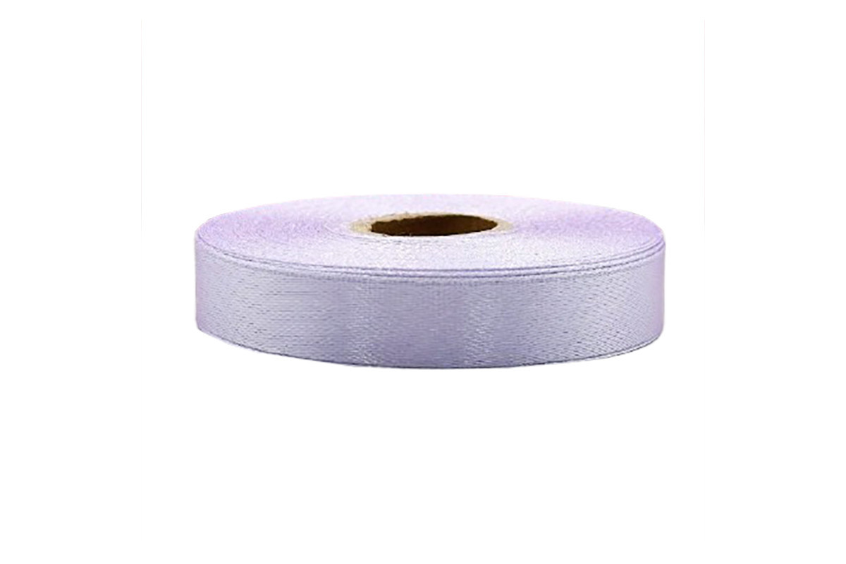 Атласна стрічка для рукоділля АБ-629, 1,2см x 23 м, Світло-бузковий