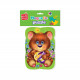 Магнитные пазлы Малыш сможет "Медвежонок" Vladi toys VT3301-04 А5, Укр