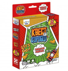 Настільна гра "Квест у коробці Комікс" VT5902-04 інструкція 12 карток з завданнями