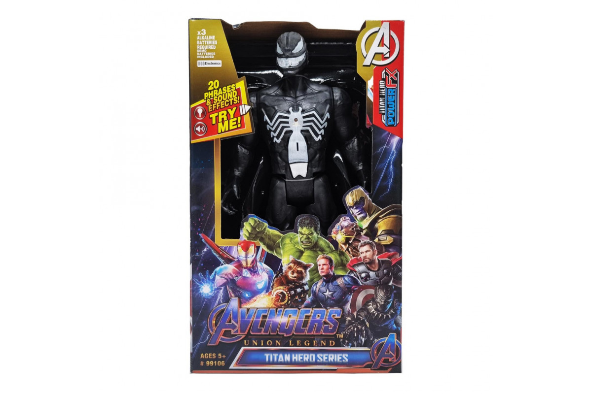 Игровая фигурка Марвел Bambi 99106 со светом и звуком Веном