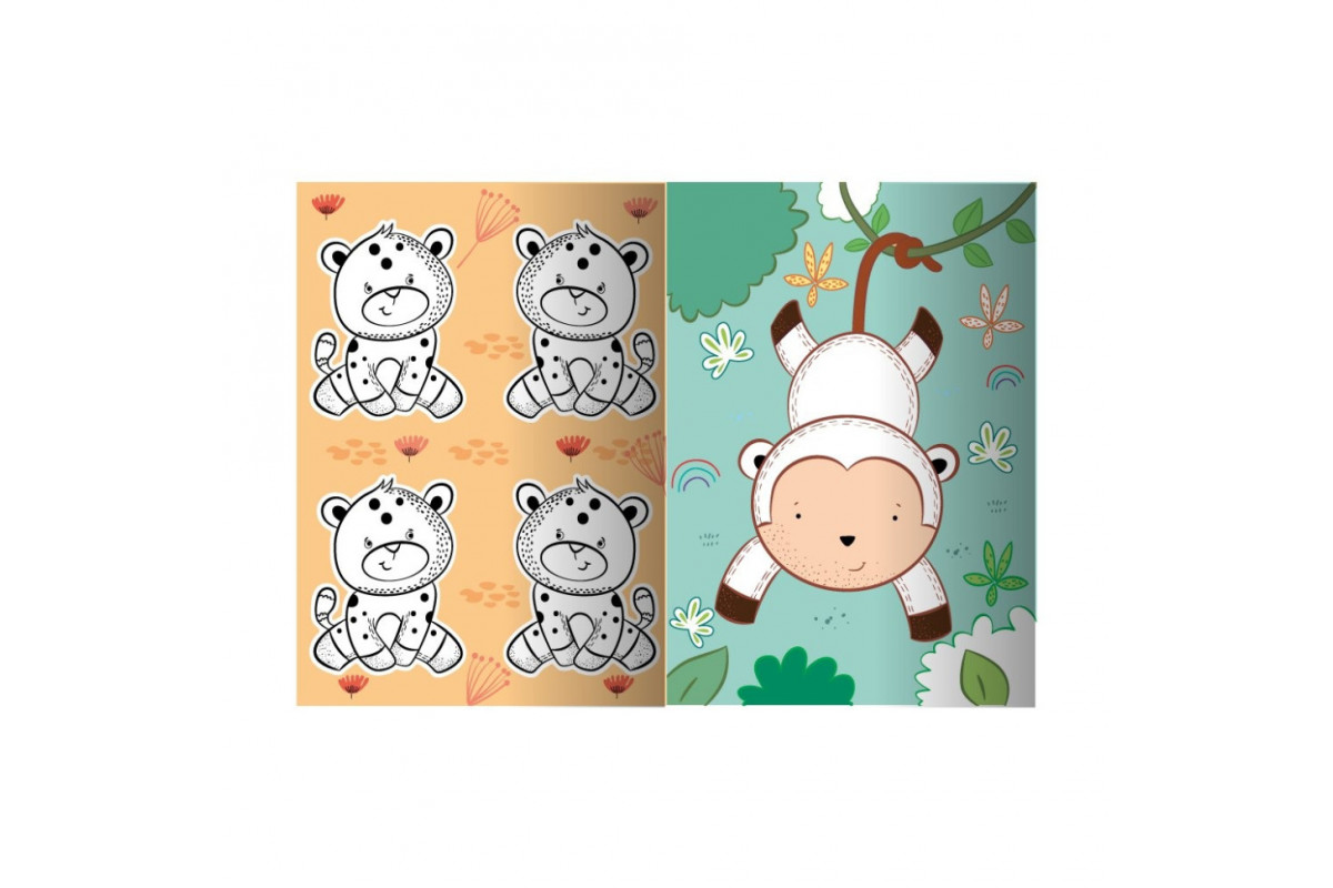 Развивающая раскраска "Джунгли" РМ-73-03, 32 страницы