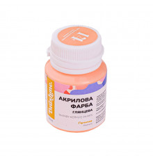 Акриловая краска глянцевая Пастельно-оранжевая Brushme ACPT14 20 мл