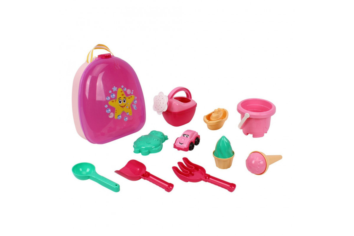 Набір для гри в пісочниці 0310TXK рюкзачок 13 елементів