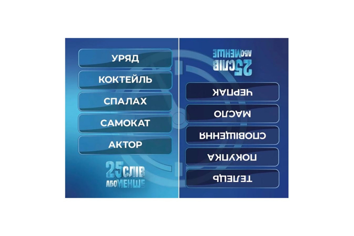 Настільна гра "25 слів або менше" 290100, 300 карток