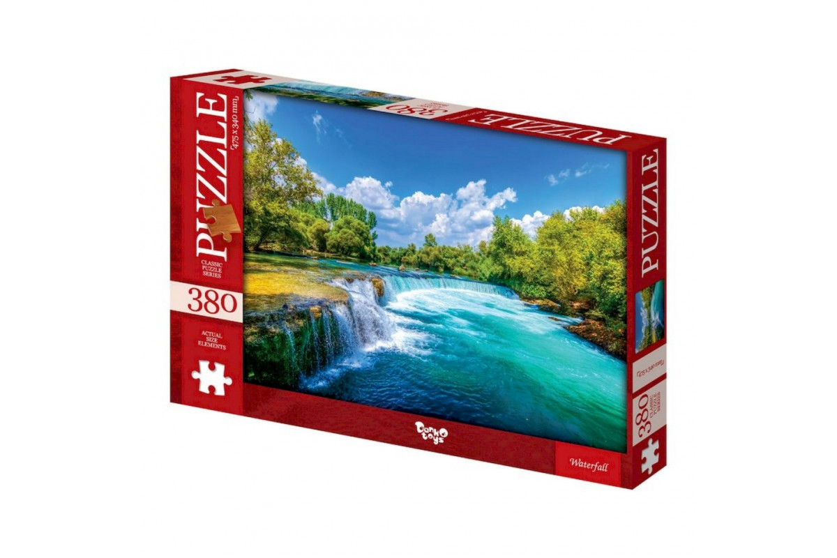 Пазли класичні "Водоспад" C380-06-04, 380 елементів
