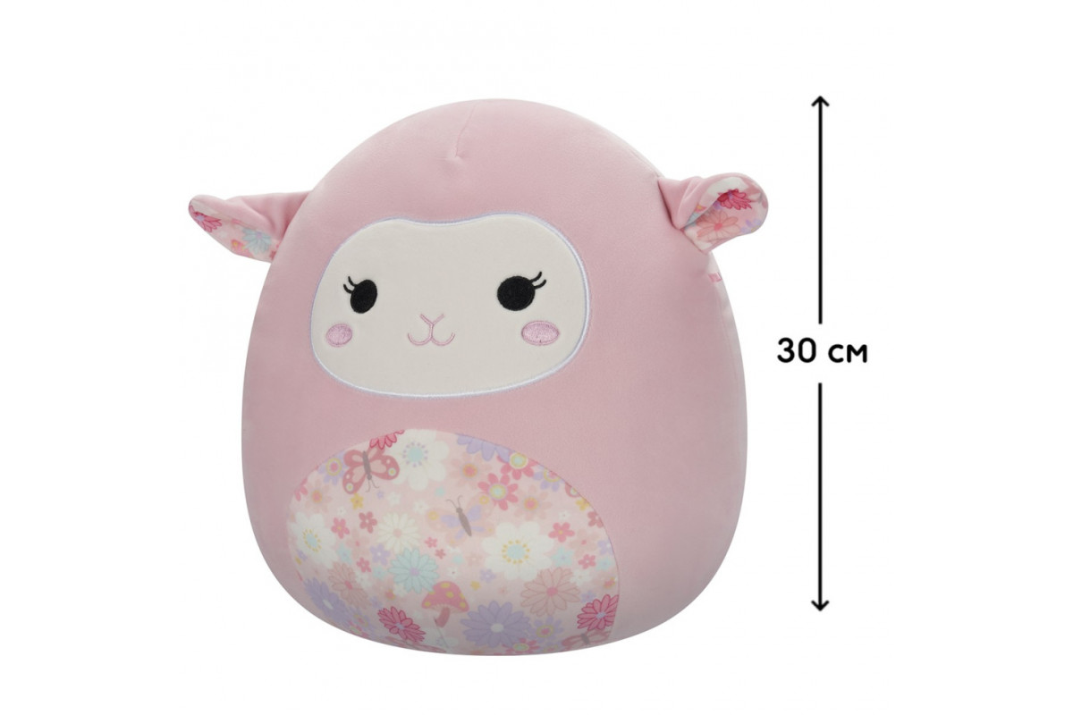 Мягкая игрушка Ягненок Лала Squishmallows SQCR05611, 30 см