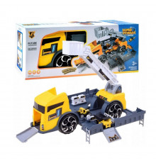 Игрушечный трейлер с контейнером P905-A и краном