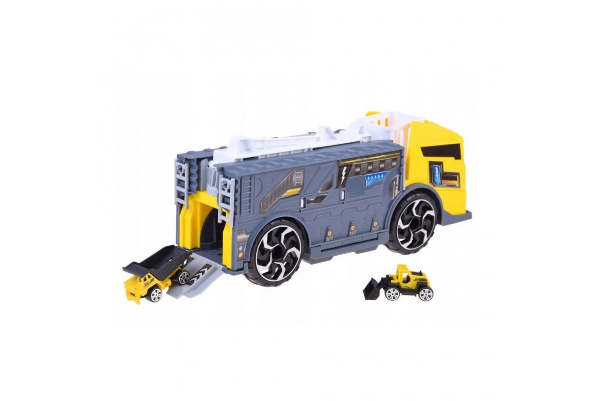 Игрушечный трейлер с контейнером P905-A и краном