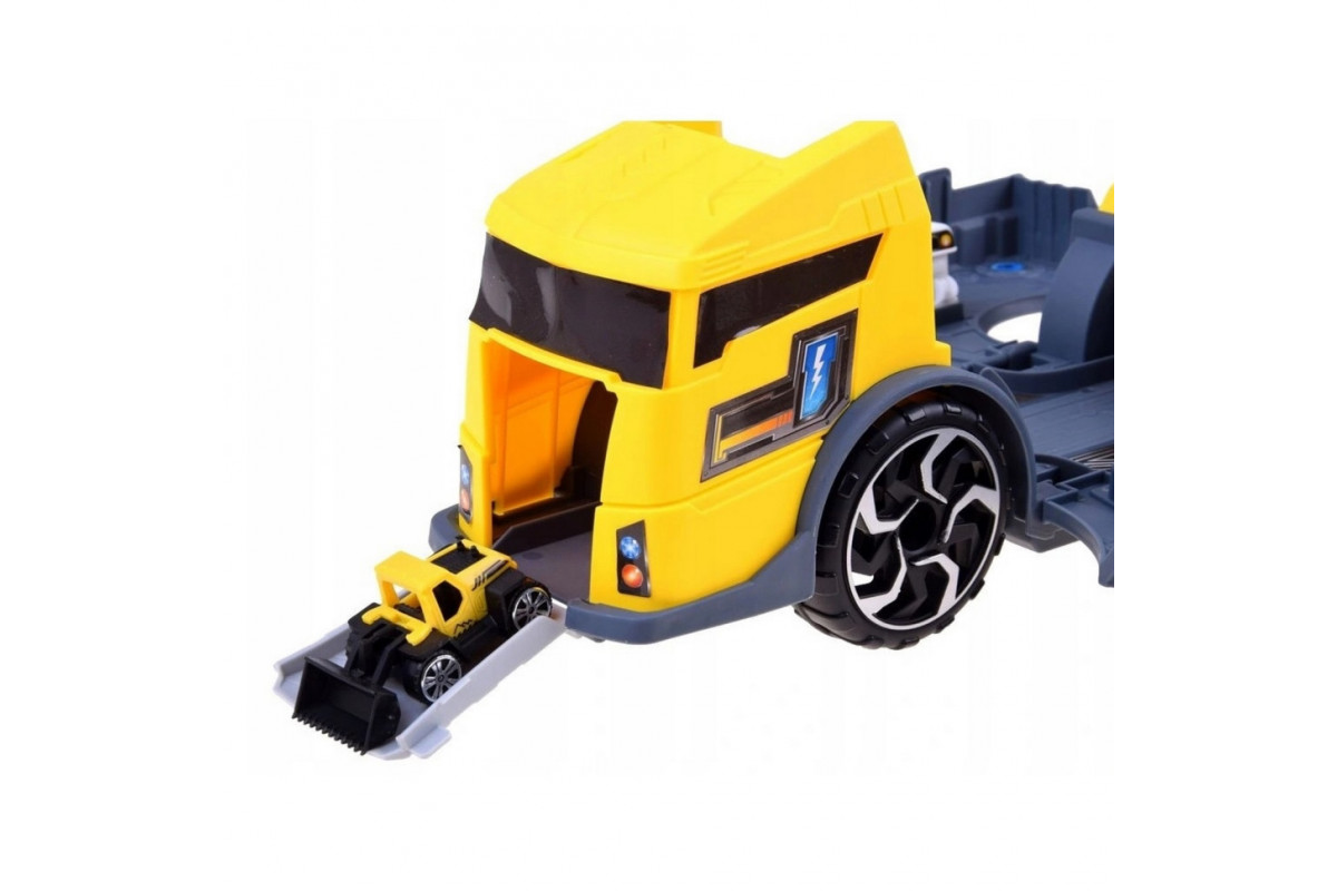 Игрушечный трейлер с контейнером P905-A и краном