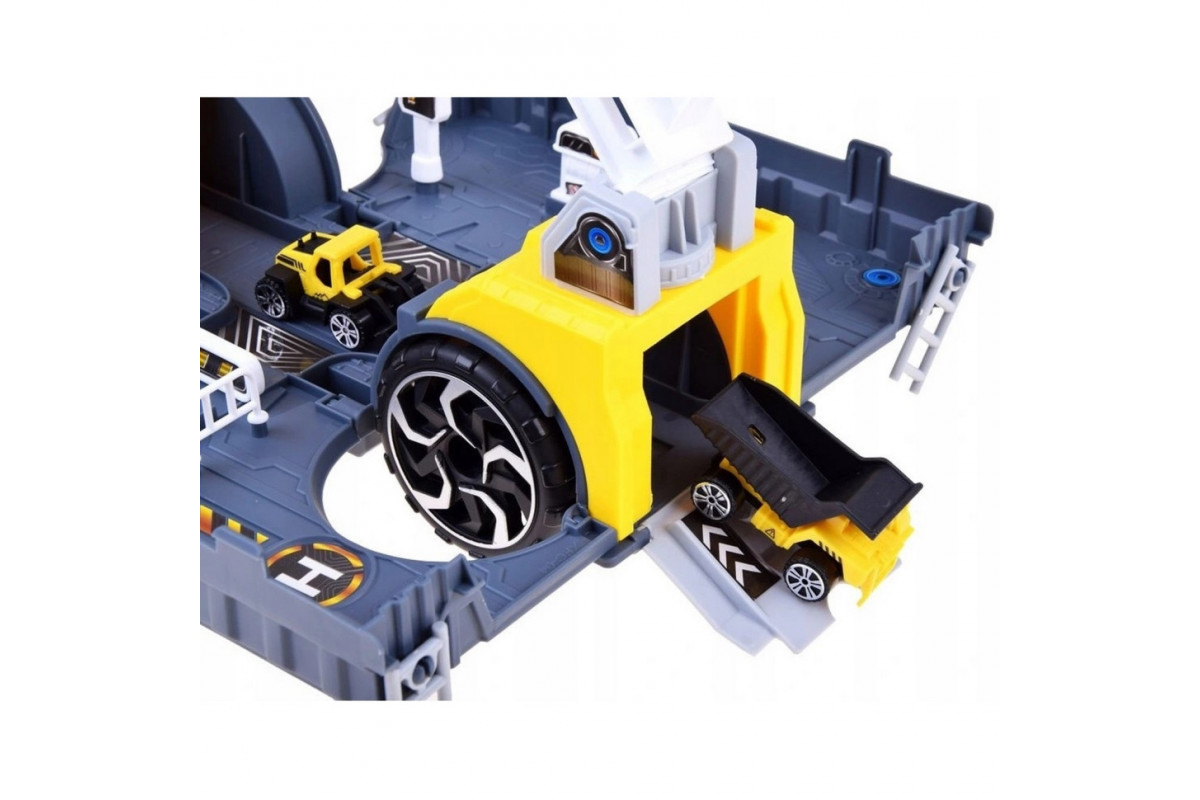 Игрушечный трейлер с контейнером P905-A и краном