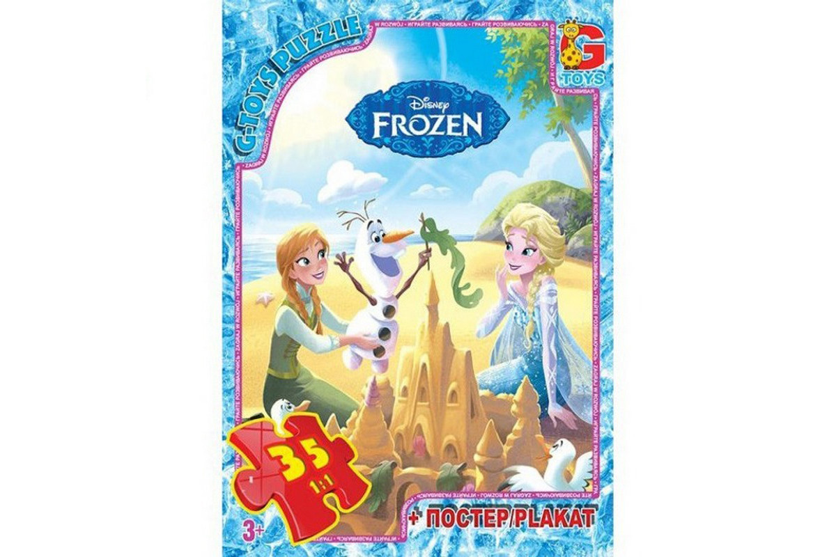 Дитячий пазл "Frouzen Крижане Серце" FR010 постер 35 елементів