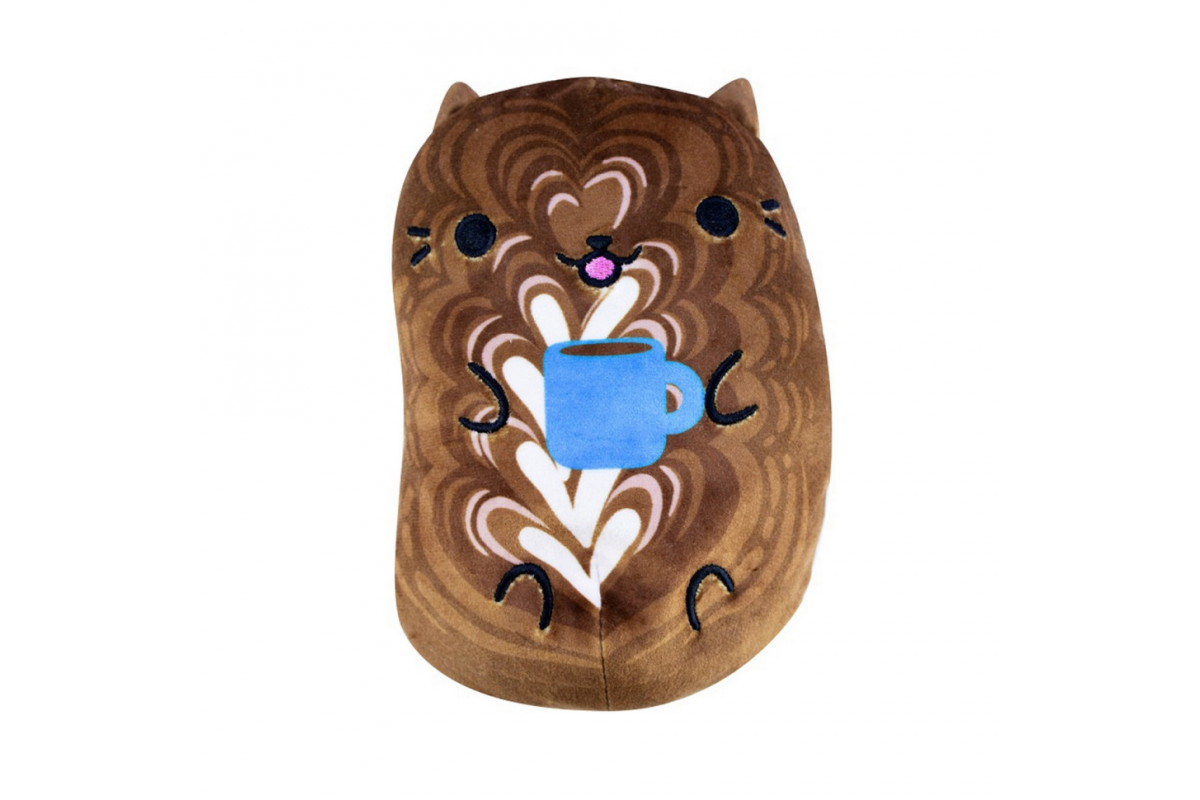 Дитячий м'який антистрес "Котики та огірки" V1094-18-16, 15 см