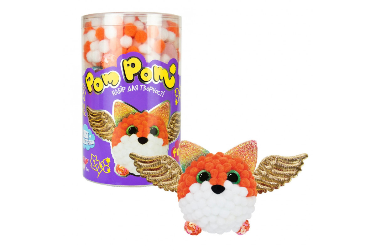 Детский набор для творчества "Pom pom Фокси" Strateg 32017 (укр.)