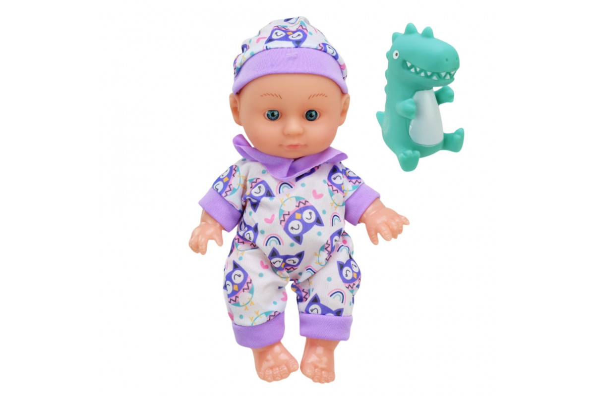 Дитяча Лялька-Пупс "Cute baby" HX623-5/7 з іграшкою Фіолетовий