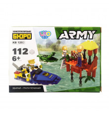 Конструктор KB 125A транспорт, фігурка, 102-118 деталей  Катер